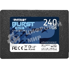 Накопитель SSD Patriot Burst Elite, 240Gb, SATA, 2.5