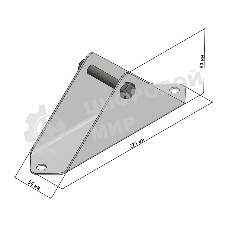 Пятка для мачт малая Rexant