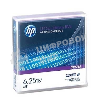 Картридж Hewlett-Packard LTO-6 Ultrium 6.25Tb (C7976A)