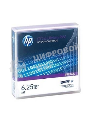 Картридж Hewlett-Packard LTO-6 Ultrium 6.25Tb (C7976A)