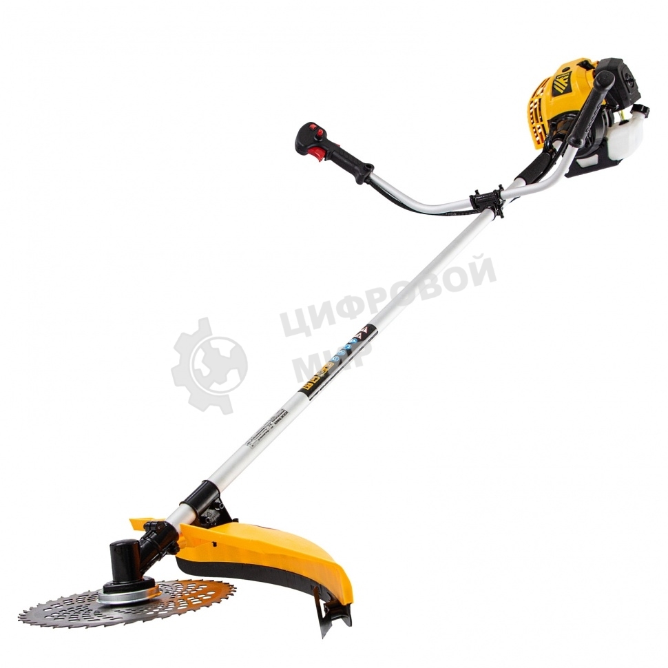 Триммер бензиновый Denzel DT 52 52см 3 3 лс. неразъемная штанга состоит из 2 частей