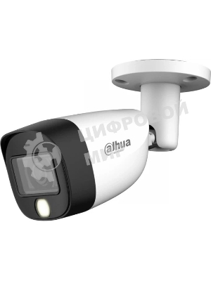 Камера видеонаблюдения аналоговая Dahua DH-HAC-HFW1200CMP-IL-A-0280B-S6 2.8-2.8мм HD-CVI HD-TVI цв. корп.:белый (DH-HAC-HFW1200CMP-IL-A-0280B)