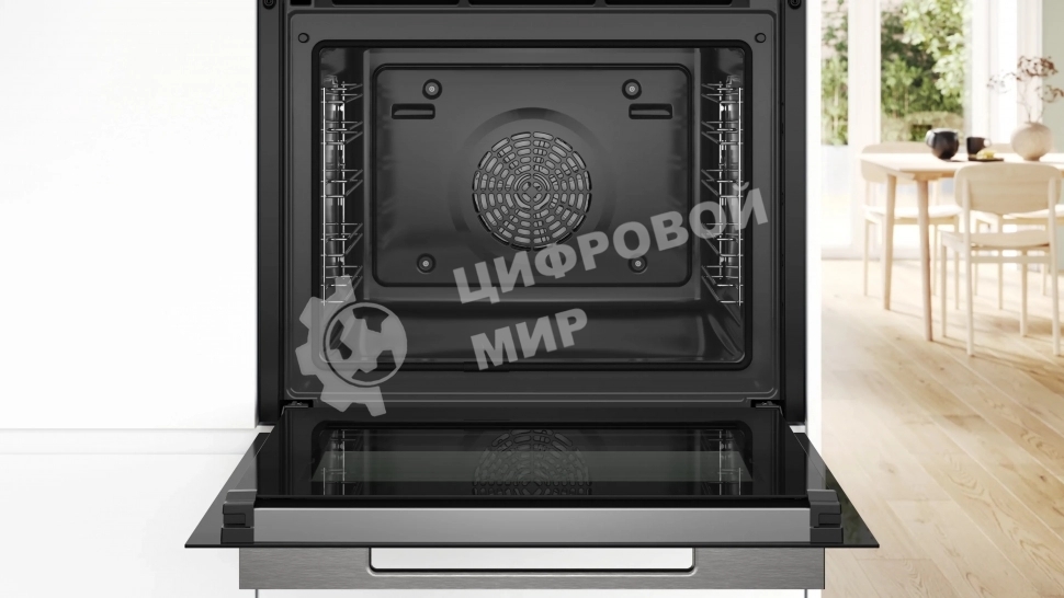 Встраиваемый духовой шкаф электрический Bosch HBG7764B1 черный