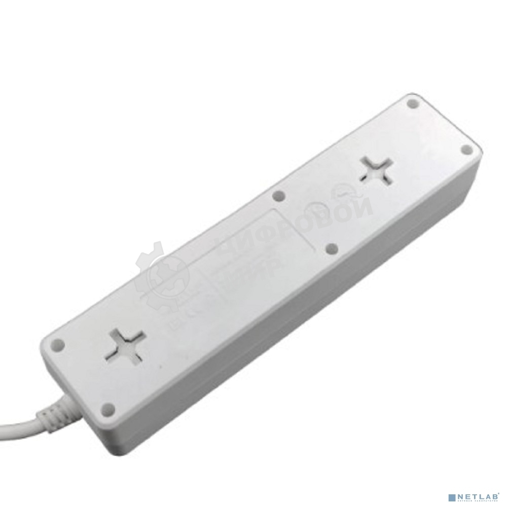 Сетевой фильтр 5bites GARDA SP3W-518 3S, 3x0.75 мм2, 1.8 м, белый