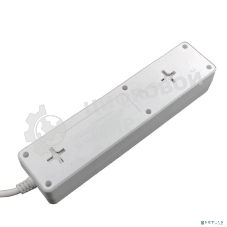 Сетевой фильтр 5bites GARDA SP3W-518 3S, 3x0.75 мм2, 1.8 м, белый