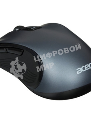 Мышь беспроводная Acer OMR306 черный/серый, 1600 dpi, радиоканал, USB, кнопки - 6