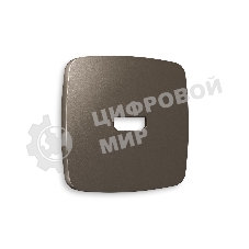 Лицевая панель OMEGA (Темная бронза матовый) для HDMI розетки QUANT OP6440