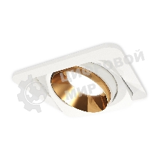 Комплект встраиваемого поворотного светильника Ambrella light XC7658024 SWH/PYG белый песок/золото желтое полированное MR16 GU5.3 (C7658, N7034)