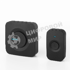Звонок электрический бытовой (дверной) DBQ23M WL 52M IP44 Черный  / Черный