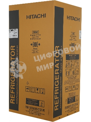 Холодильник Hitachi R-V660PUC7-1 PWH белый двухкамерный инвертер 405/145л морозилка сверху