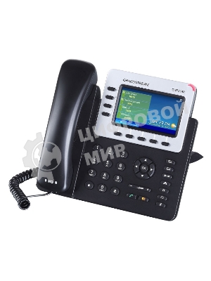 Телефон Grandstream GXP-2140, VoIP 2 Порта Ethernet 10/100/1000, 4 SIP линий, цветной TFT дисплей 480x272, HD Audio