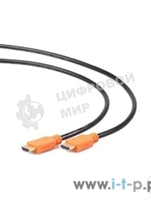 Кабель Cablexpert HDMI CC-HDMI4L-10, 19M/19M, v2.0, серия Light, позол.разъемы, экран, 3м, черный, пакет