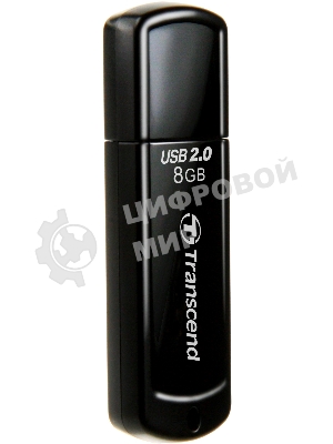 Флешка USB Transcend JetFlash 350 (TS8GJF350), 8Gb, USB 2.0, R/W 12/5, черный