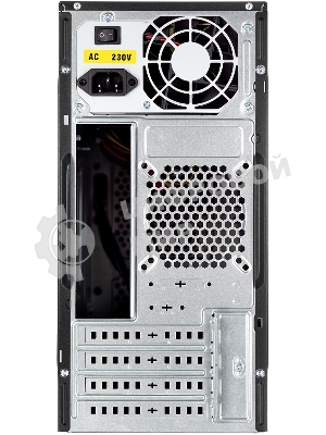 Компьютерный корпус с блоком питания 500Вт./Case Foxline FL-702, mATX, 1x5.25EXT, 1x3.5EXT, 2x3.5INT, 2xUSB 2.0, HDA, w/o FAN, w/500W ATX PSU, w/1.2m EU pwr cord