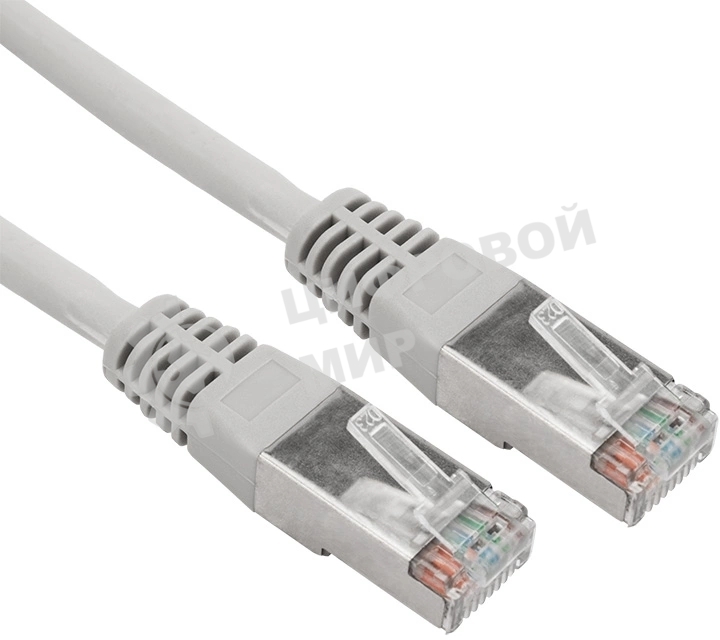 Пaтч-корд U/UTP Rexant, cat.5e, RJ45-RJ45, неэкранированный, LSZH серый, 2м