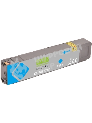 Картридж струйный Cactus CS-F6T77AE (913A) голубой (55 мл) для HP PW 352dw/377dw/Pro 477dw/452dw