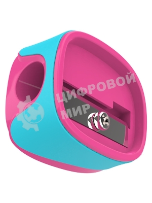 Точилка для карандашей ручная Deli ER00903 U-touch, 1 отверстие, пластик/резина ассорти, туба