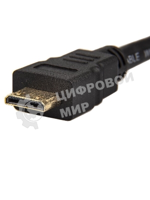 Кабель HDMI-19M --- MiniHDMI-19M ver 2.0+3D/Ethernet,1m Telecom