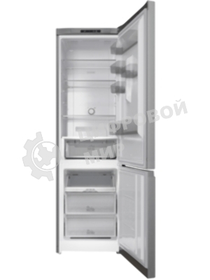 Холодильник Hotpoint HT 5200 C S серебристый двухкамерный 240/83л морозилка снизу, No Frost