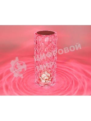 Настольная светодиодная лампа Ambrella light DE8021 CL прозрачный LED RGB 3W