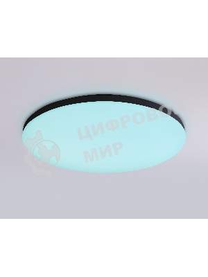 Умный светодиодный светильник FZ2004 BK черный IP54 20W 3000K-6500K+RGB Wi-Fi Алиса/Tuya/Smart Home/Alexa D300*55 (ПДУ ИК)