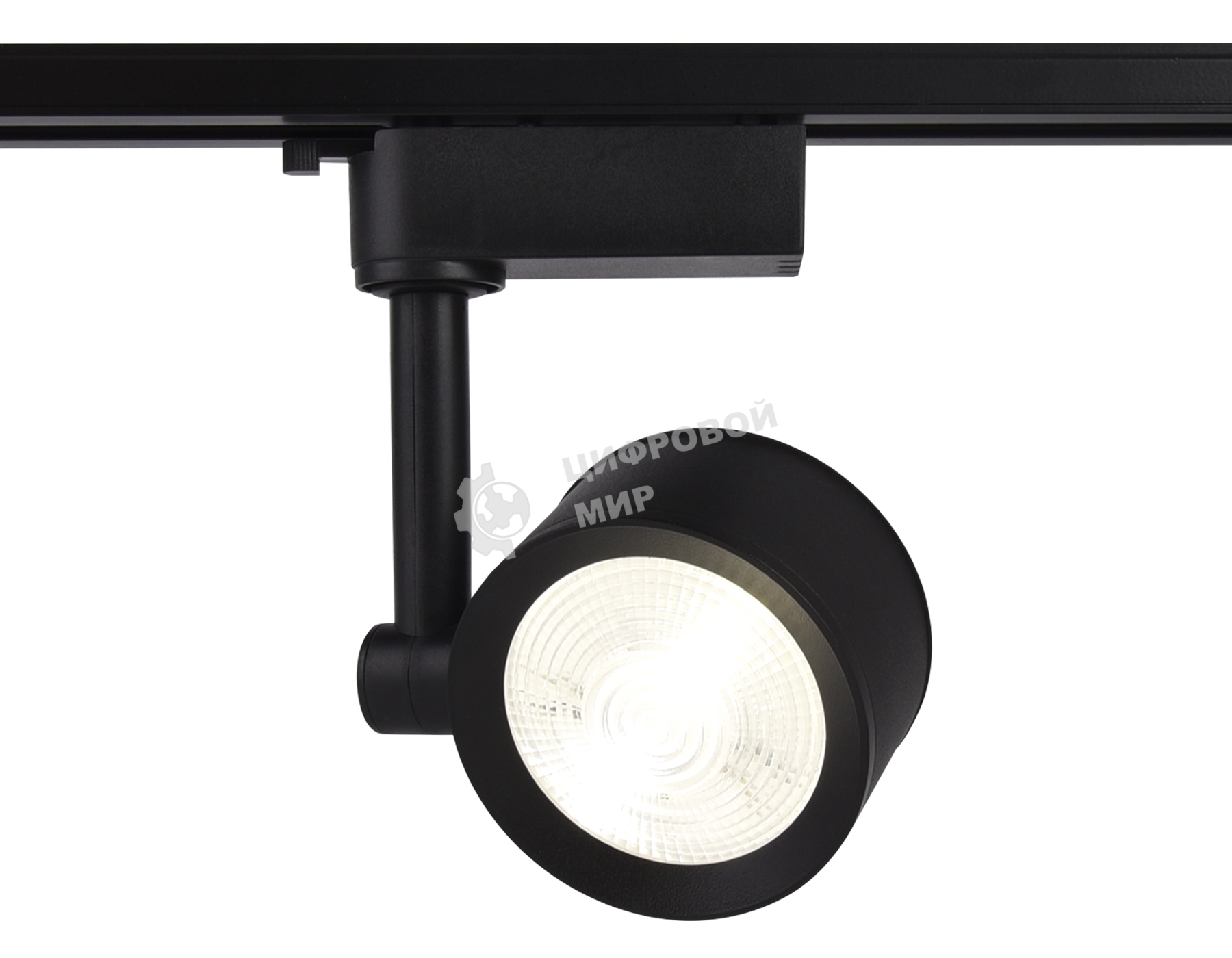 Трековый однофазный светодиодный светильник Ambrella light GL6391 BK черный LED 7W 4200K 24°