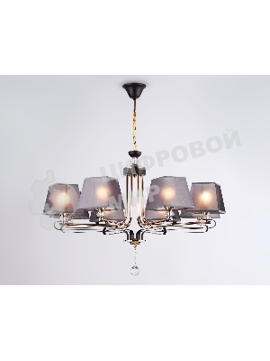 Светильник Ambrella light TR4618/8 CF/FGD кофе/золото E27/8 max 40W D760*810
