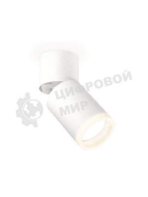 Комплект накладного поворотного светильника Ambrella light XM6312081 SWH/WH/FR белый песок/белый матовый MR16 GU5.3 (A2220, C6312, N6245)