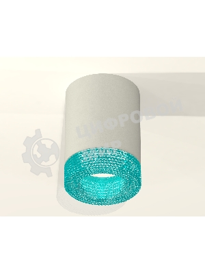 Светильник Ambrella Light XS7423004 SGR/BL серый песок/голубой MR16 GU5.3 (C7423, N7194)