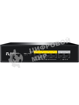 Коммутатор Netis ST106PDI-2-43, 4×100 Мбит/с PoE + 2×100 Мбит/с Uplink, неуправляемый
