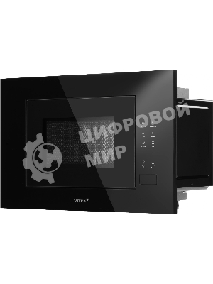 Встраиваемая микроволновая печь Vitek VBMW 2060 BG черный, 20 л, 700 Вт, переключатели - сенсор