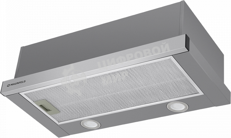 Вытяжка встраиваемая Maunfeld VS Light 50 нержавеющая сталь, 50 см, 520 куб. м/ч, 56 дБ