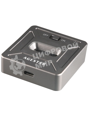 Док Станция SSD M.2 NVME AgeStar 31CBNV1C (GRAY) серый