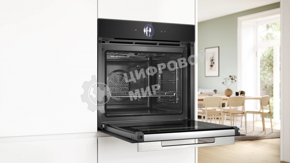 Встраиваемый духовой шкаф электрический Bosch HBG7764B1 черный