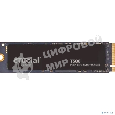 Накопитель SSD Crucial T500, 500Gb, M.2 2280, PCIe 4.0 x4, NVMe, R/W 7200/5700