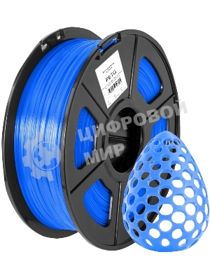 Пластик для принтера 3D Cactus CS-3D-PETG-1KG-T-BLUE PETG d1.75мм 1кг 1цв.