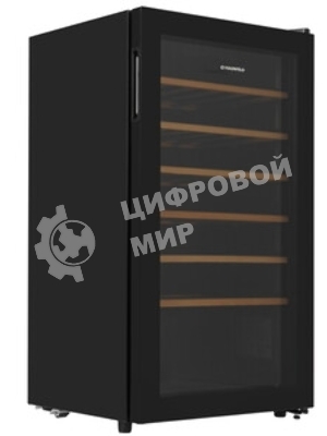 Винный шкаф Maunfeld MFWC-85S34 черный, 85 л, 1 отсек, 34 бут., класс G
