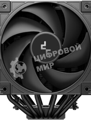 Кулер для процессора DEEPCOOL AK620 G2 LGA1851/1700/1200/115X/AM5/AM4 (8шт/кор, TDP 260W, PWM, DUAL Fan 120мм, 6 тепл. трубок, Copper Base, Wood-grain top cover, черный) RET (R-AK620G2-BKNNMN-GJD)