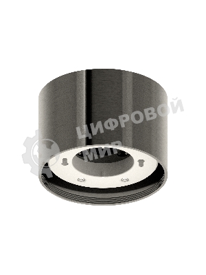 Корпус светильника C8115 DCH черый хром D85*H60mm GX53
