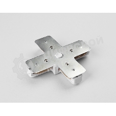 GL7171 WH белый коннектор Х-образный для однофазного шинопровода Standard 220V NEW 105*105*20