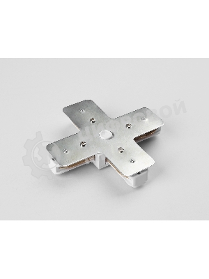 GL7171 WH белый коннектор Х-образный для однофазного шинопровода Standard 220V NEW 105*105*20