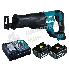 Ножовка Makita DJR187RTE 18В. 2х5АчLi-ion. 0-3000об\м. ход-32мм. рез-255мм