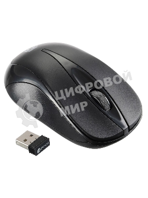 Мышь беспроводная Oklick 675MW черный, 800 dpi, радиоканал, USB, кнопки - 3