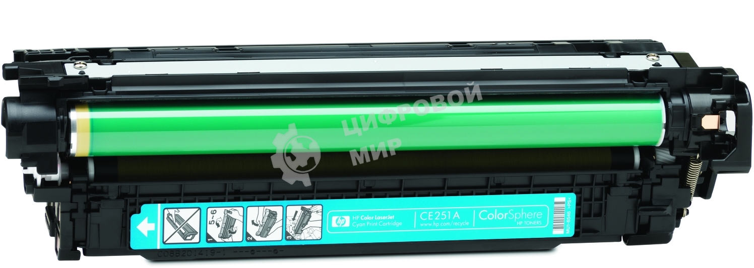 Картридж лазерный HP CE251A голубой для CLJ CM3530/CP3525 7000 стр.