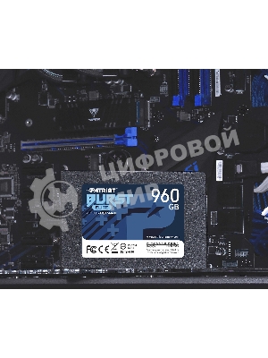 Накопитель SSD Patriot Burst Elite, 960Gb, SATA, 2.5