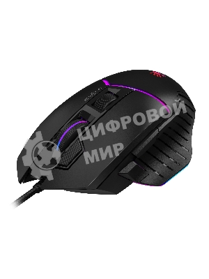Мышь проводная A4Tech Bloody W95 Max черный, 12000 dpi, USB, кнопки - 10