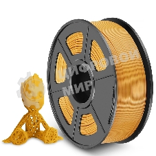 Филамент NVPrint PLA Gold для 3D печати диаметр 1.75мм длина 330 метров масса 1 кг