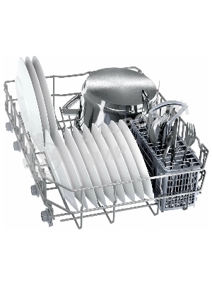 Встраиваемая посудомоечная машина Bosch SPV2HKX42E, черный, 44.8 см, 10 компл., 46 дБ, класс E