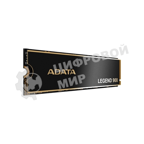 Накопитель SSD ADATA LEGEND 900, 1Tb, PCIe 4.0 x4, M.2 2280, NVMe, R/W 7000/4700, с радиатором