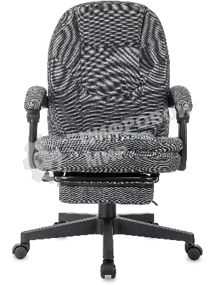 Кресло Бюрократ CH-868MSG-BF 3C1 серый, ткань, подставка для ног